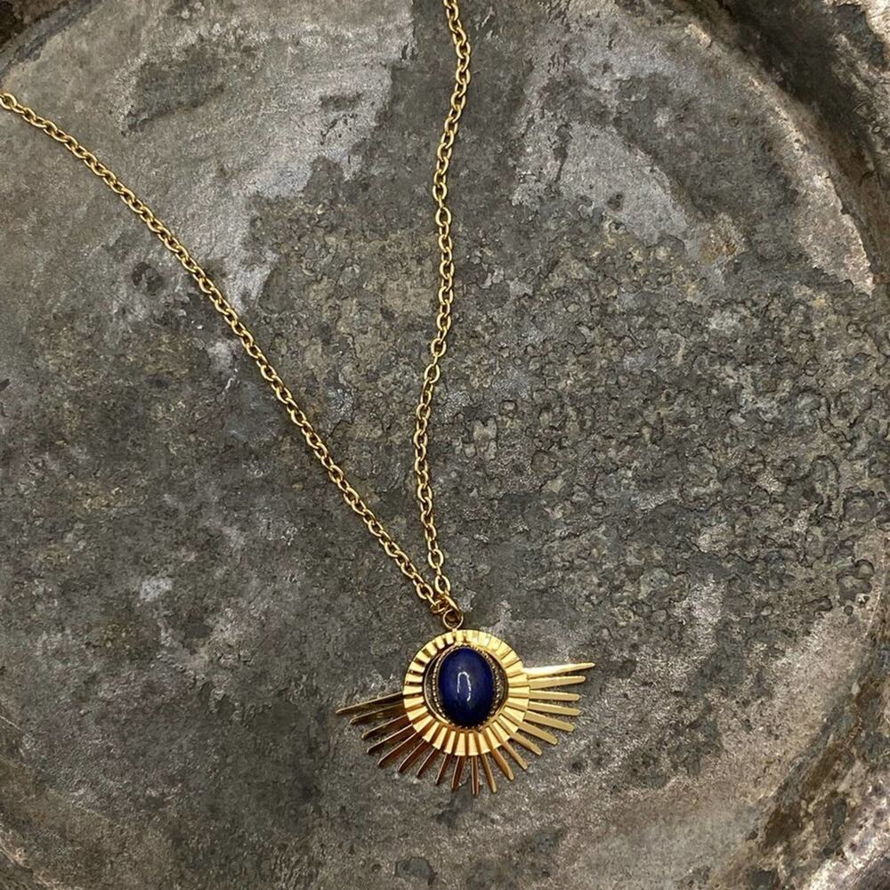 NEW Starry Blue Night Lapis Necklace - Picture 12 of 15